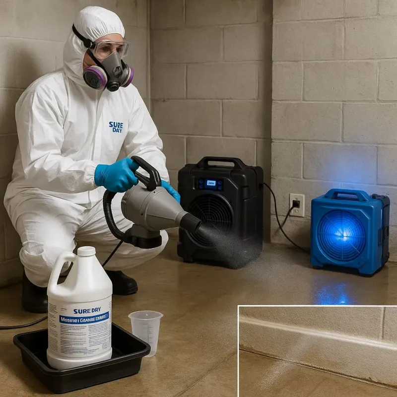 Sanitization and Odor Removal process in Edwardsville, PA