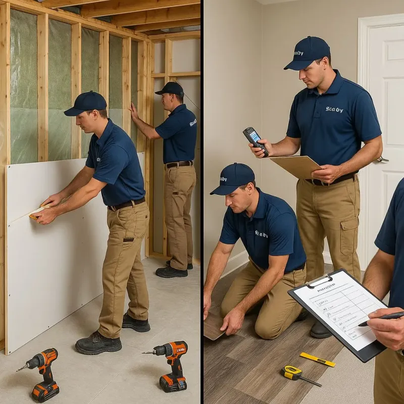 Repairs and Reconstruction process in Edwardsville, PA