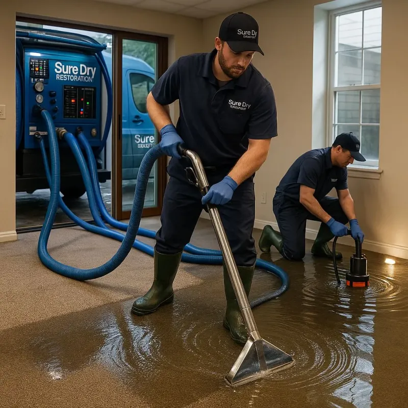 Water Extraction and Removal process in Edwardsville, PA